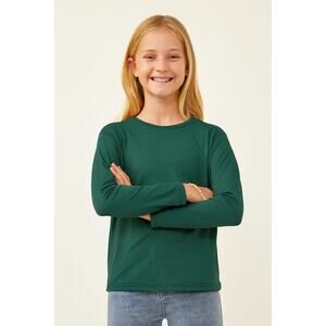 Girls Long Sleeve Base Layer Undershirt for Warmth | Youth Size M Non-Branded